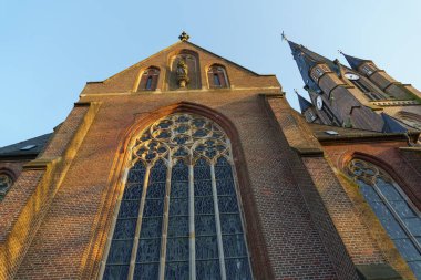 Alman Muensterland 'inde bahar geldi.