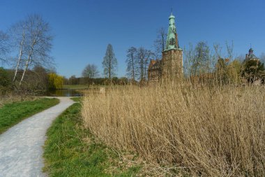 Alman Muensterland 'inde bahar geldi.