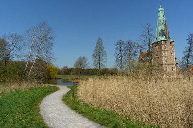 Alman Muensterland 'inde bahar geldi.