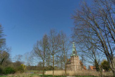 Alman Muensterland 'inde bahar geldi.