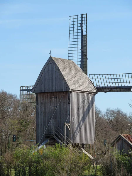 Jaro Německém Muensterlandu — Stock fotografie