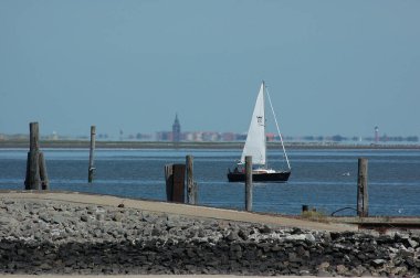 Kuzey denizindeki Alman Spiekeroog adası.