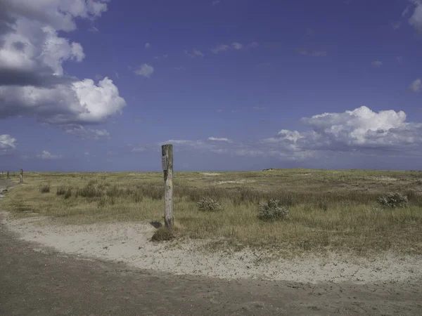 Die Deutsche Insel Spiekeroog Der Nordsee — Stockfoto