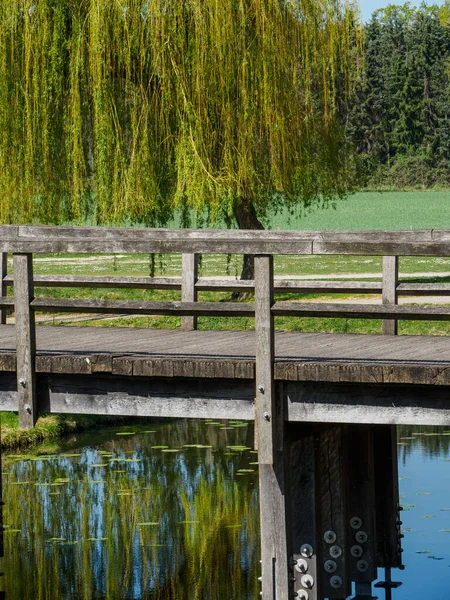 Primavera Nella Muensterland Tedesca Vicino Alla Città Borken — Foto Stock