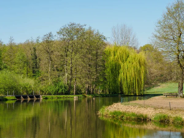 Spring Time German Muensterland City Borken — Stock Photo, Image