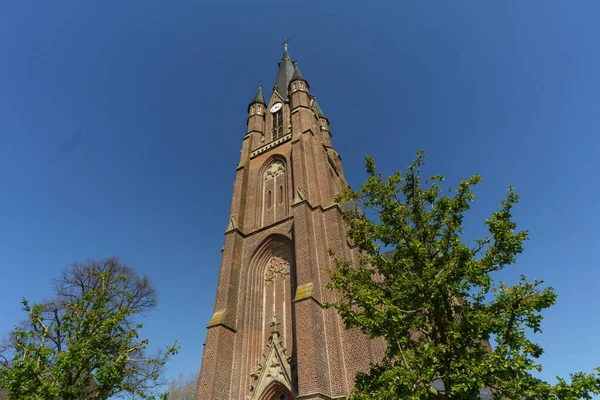 Das Kleine Dorf Weseke Deutschland — Stockfoto