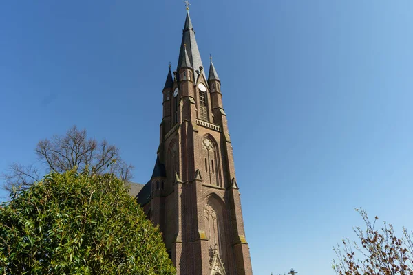 Das Kleine Dorf Weseke Deutschland — Stockfoto