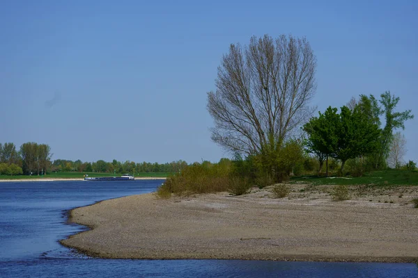 Rin Del Río Alemania Cerca Ciudad Wesel — Foto de Stock