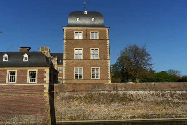 Lente Het Kasteel Van Ahaus Duitsland — Stockfoto