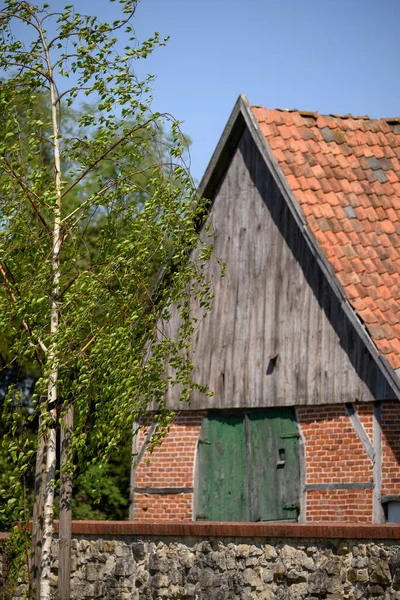 Német Muensterlandi Esfeld Kastélya — Stock Fotó