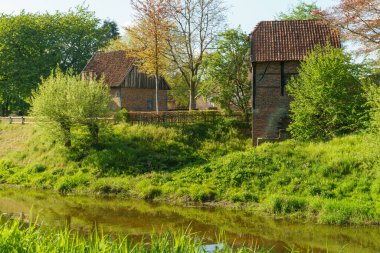 Alman şehri Vreden 'de bahar geldi.