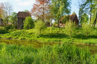 Alman şehri Vreden 'de bahar geldi.