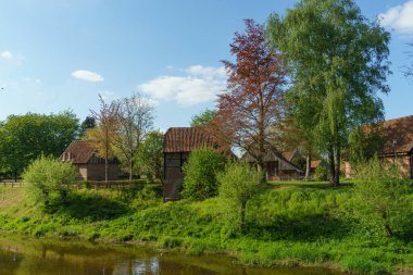 Alman şehri Vreden 'de bahar geldi.
