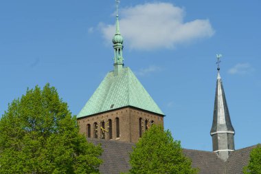 Alman şehri Vreden 'de bahar geldi.