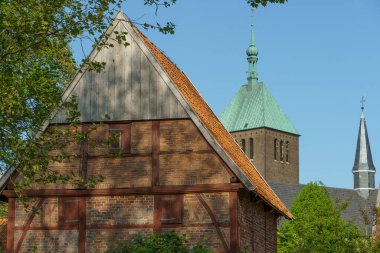 Alman şehri Vreden 'de bahar geldi.