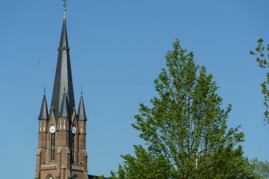 Alman Muensterland 'indeki küçük Weseke köyü.