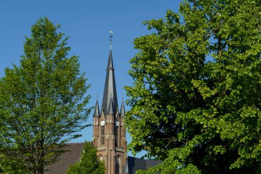 Alman Muensterland 'indeki küçük Weseke köyü.