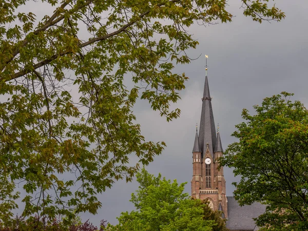 Oude Kerk Het Kleine Dorpje Weseke — Stockfoto