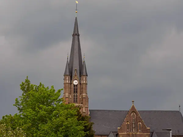 Stary Kościół Małej Wiosce Weseke — Zdjęcie stockowe