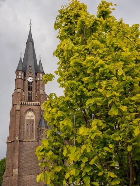 Oude Kerk Het Kleine Dorpje Weseke — Stockfoto