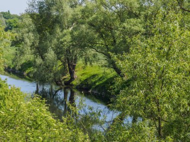 Almanya 'daki küçük nehir dudağı.