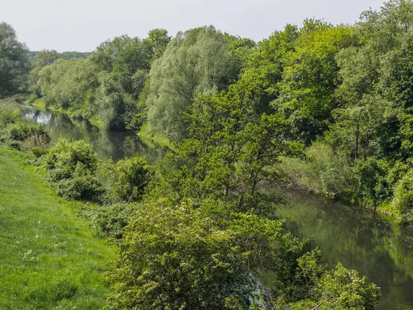 Small River Lippe Germany — Stock Photo, Image
