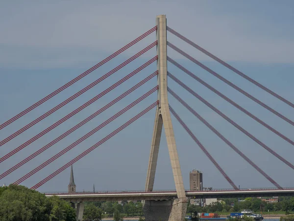 Rhijnbrug Bij Wessels Duitsland — Stockfoto