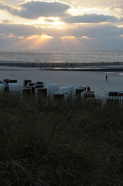 Piccola Isola Tedesca Nel Mare Del Nord — Foto Stock