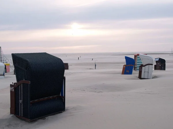 Isola Tedesca Nel Mare Del Nord — Foto Stock