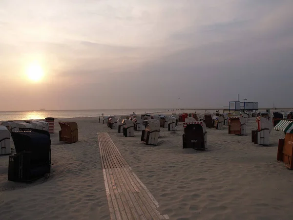 Isola Tedesca Nel Mare Del Nord — Foto Stock