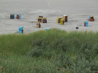 Alman kuzey denizindeki Juist Adası