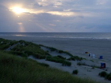 Alman kuzey denizindeki Juist Adası