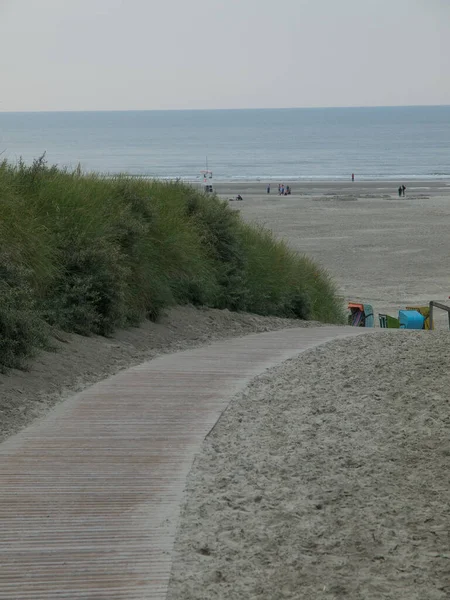 Juist Île Dans Mer Nord Allemande — Photo