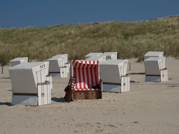 Juist Île Dans Mer Nord Allemande — Photo