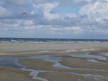 Alman kuzey denizindeki Juist Adası