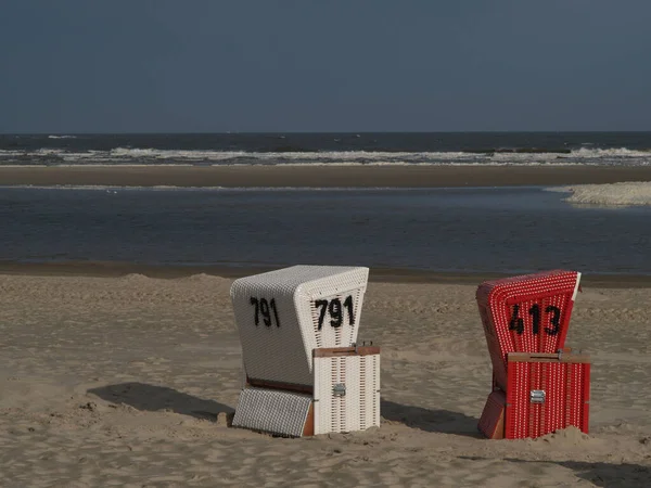 Isla Langeoog Mar Del Norte Alemán —  Fotos de Stock