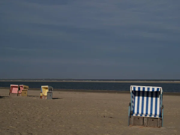 Langeoog Sziget Német Északi Tengeren — Stock Fotó