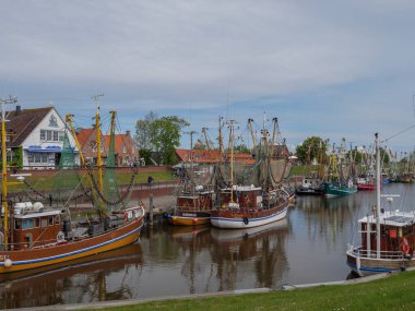 Alman deniz kıyısındaki küçük bir köy.