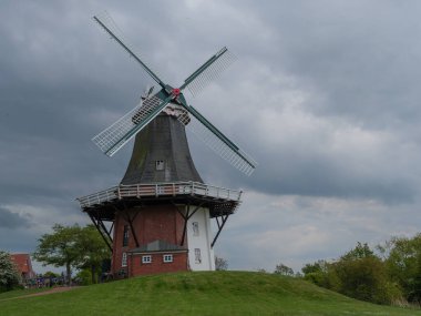 Alman deniz kıyısındaki küçük bir köy.