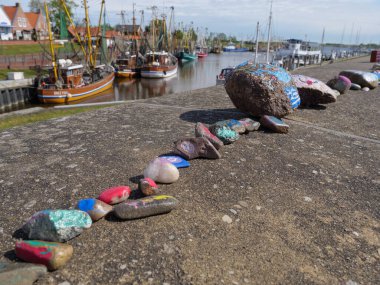 Alman deniz kıyısındaki küçük bir köy.