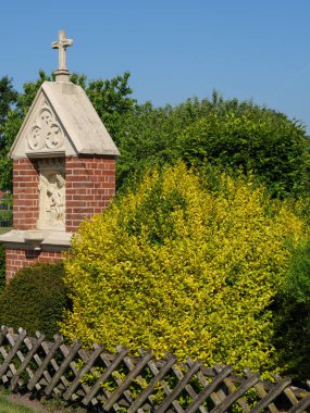 Büyük Buidlings ve Almanya 'da Westphalia' nın güzel doğası