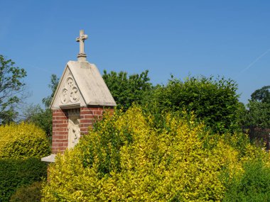 Büyük Buidlings ve Almanya 'da Westphalia' nın güzel doğası