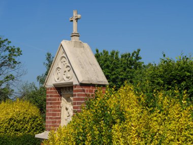 Büyük Buidlings ve Almanya 'da Westphalia' nın güzel doğası