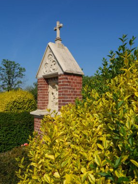 Büyük Buidlings ve Almanya 'da Westphalia' nın güzel doğası