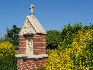 Büyük Buidlings ve Almanya 'da Westphalia' nın güzel doğası