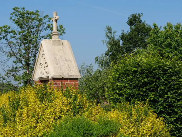 Büyük Buidlings ve Almanya 'da Westphalia' nın güzel doğası