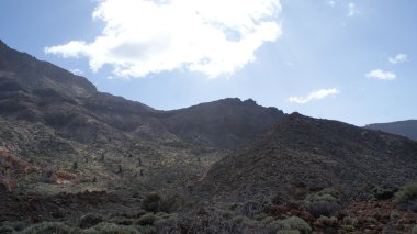 Adanın Tenerife üzerinde Volcano Teide