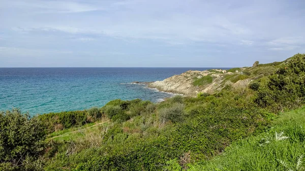 Κορσική είναι ένα όμορφο γαλλικό νησί στη Μεσόγειο θάλασσα — Φωτογραφία Αρχείου