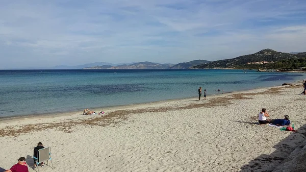 Korsika Akdeniz 'de güzel bir Fransız adasıdır. — Stok fotoğraf