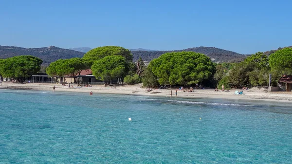 Korsika Akdeniz 'de güzel bir Fransız adasıdır. — Stok fotoğraf